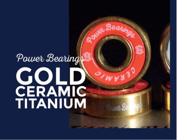 Balineras Power Bearings Gold Titanium
